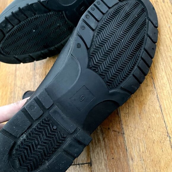 Classic black rainboots waterproof comfortable shoes boots style fall autumn - Picture 3 of 4